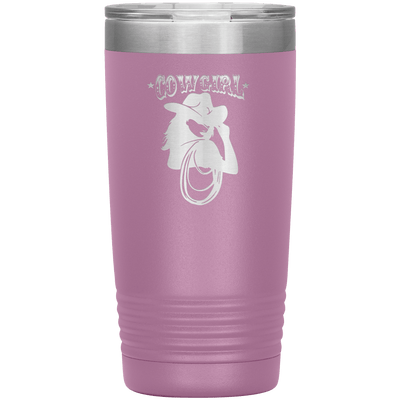 Cowgirl 20 oz Tumbler - 13 colors available - Yellowstone Style