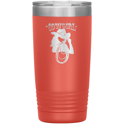 Cowgirl 20 oz Tumbler - 13 colors available - Yellowstone Style