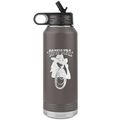 Cowgirl 32 oz Water Bottle Tumbler - 13 colors available - Yellowstone Style