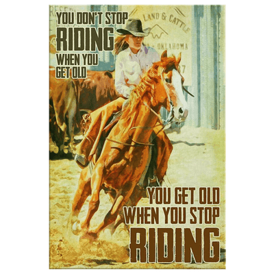Don't Stop Riding - Cowgirl - Yellowstone Style