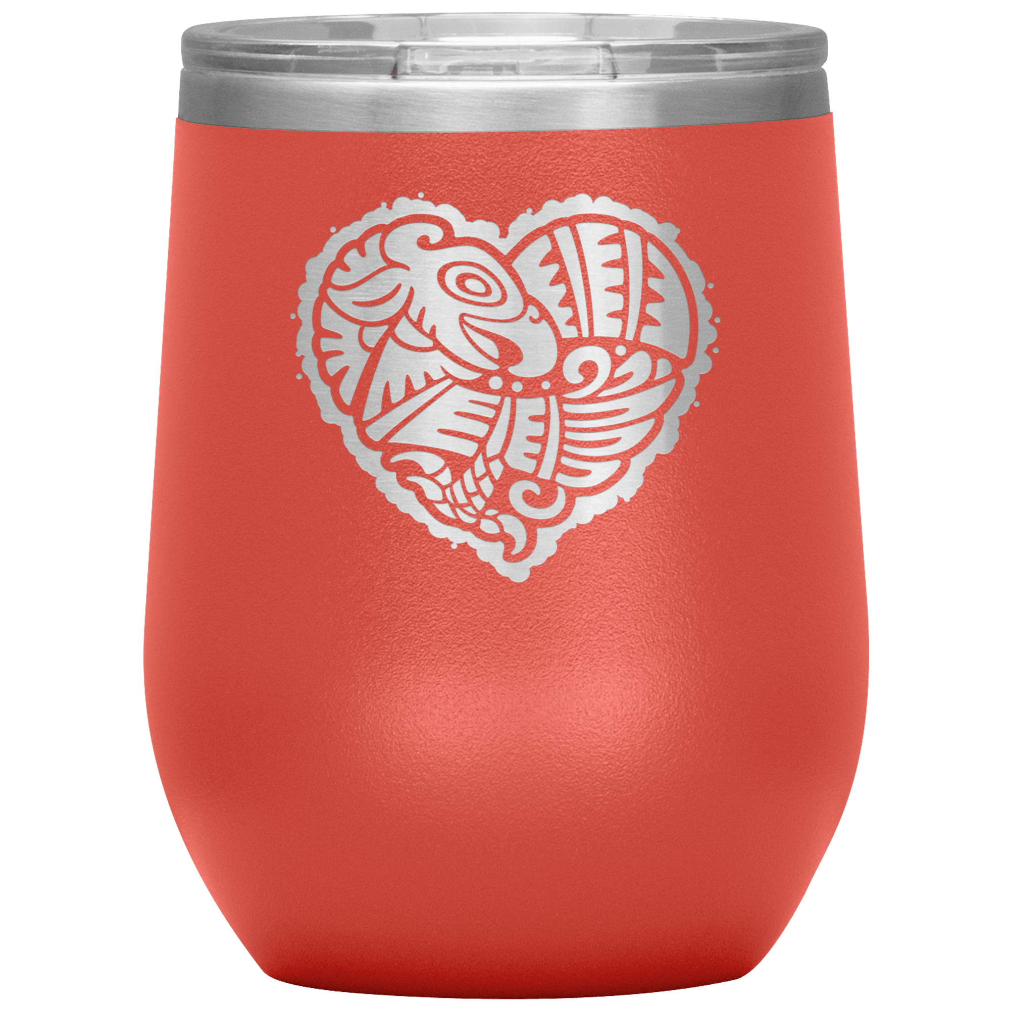 20oz Vacuum Insulated Tumbler Mug, Horse Cowgirl Heart