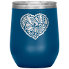 Eagle's Heart 12 oz Wine Tumbler - 13 colors available - Yellowstone Style