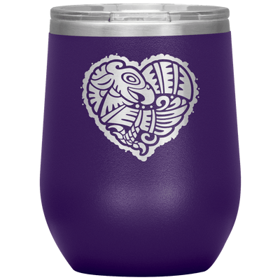 Eagle's Heart 12 oz Wine Tumbler - 13 colors available - Yellowstone Style