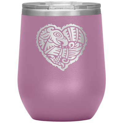 Eagle's Heart 12 oz Wine Tumbler - 13 colors available - Yellowstone Style