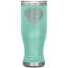 Eagle's Heart 20 oz Pilsner Tumbler - 13 colors available - Yellowstone Style
