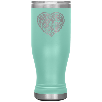 Eagle's Heart 20 oz Pilsner Tumbler - 13 colors available - Yellowstone Style