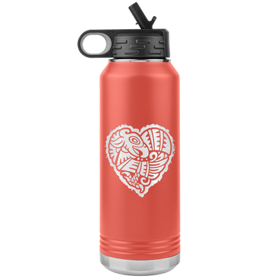 Eagle's Heart 32 oz Water Bottle Tumbler - 13 colors available - Yellowstone Style