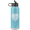 Eagle's Heart 32 oz Water Bottle Tumbler - 13 colors available - Yellowstone Style