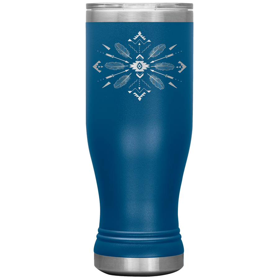 Feathered Arrows 20 oz Pilsner Tumbler - 13 colors available