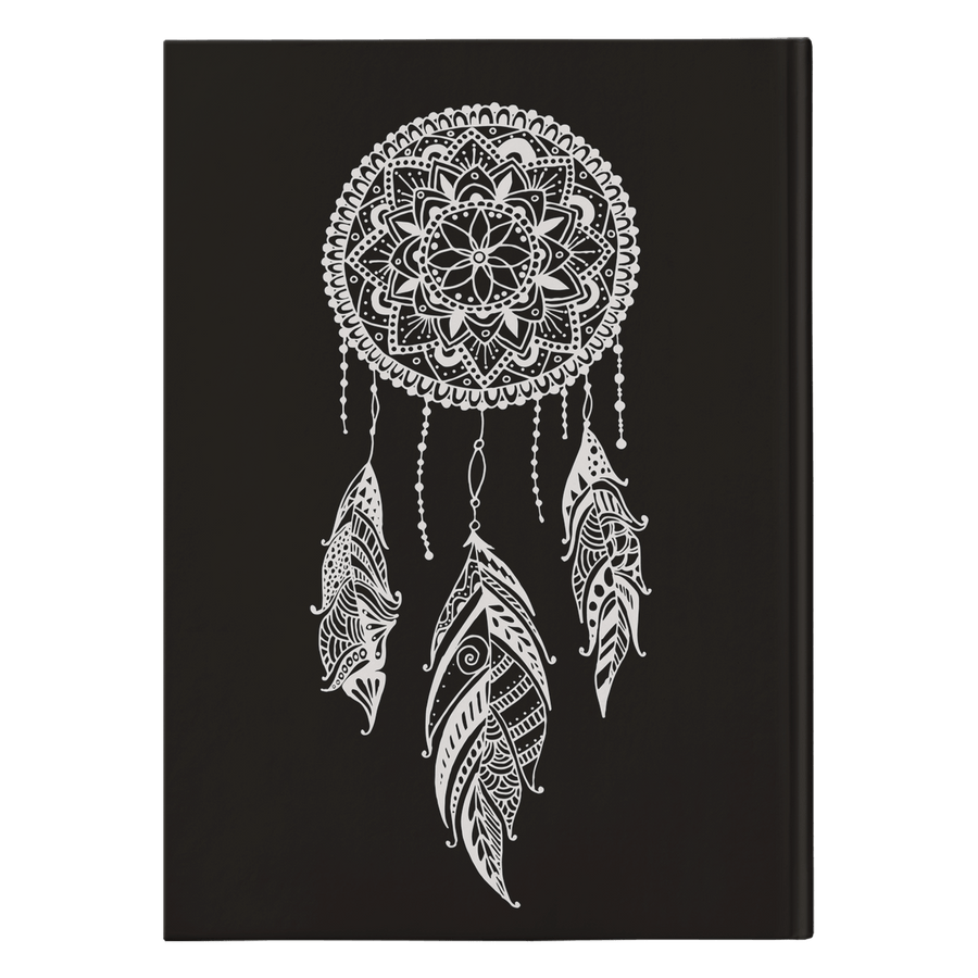 Feathered Mandala Dreamcatcher Hardcover Journal