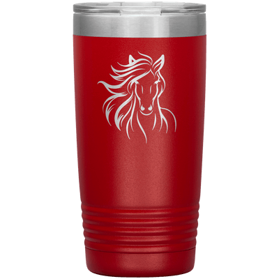 Flowing Mane 20 oz Tumbler - 13 colors available - Yellowstone Style