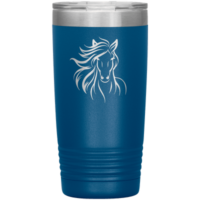 Flowing Mane 20 oz Tumbler - 13 colors available - Yellowstone Style