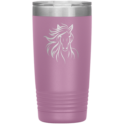 Flowing Mane 20 oz Tumbler - 13 colors available - Yellowstone Style