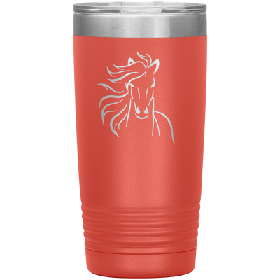 Flowing Mane 20 oz. Tumbler -more colors available - Yellowstone Style