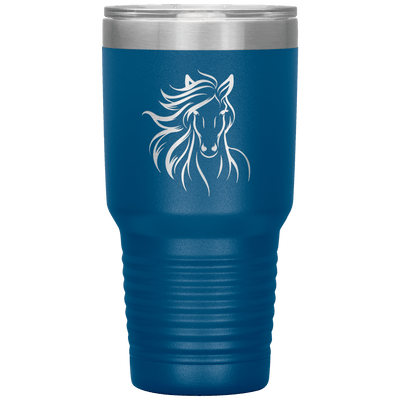 Flowing Mane 30 oz Tumbler - 13 colors available - Yellowstone Style