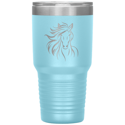 Flowing Mane 30 oz Tumbler - 13 colors available - Yellowstone Style