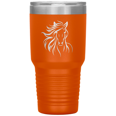 Flowing Mane 30 oz Tumbler - 13 colors available - Yellowstone Style