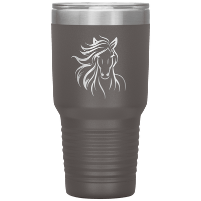 Flowing Mane 30 oz Tumbler - 13 colors available - Yellowstone Style