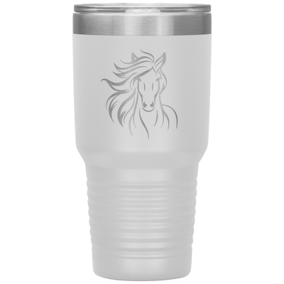 Flowing Mane 30 oz Tumbler - 13 colors available - Yellowstone Style