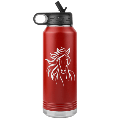 Flowing Mane 32 oz Wine Bottle Tumbler - 13 colors available - Yellowstone Style