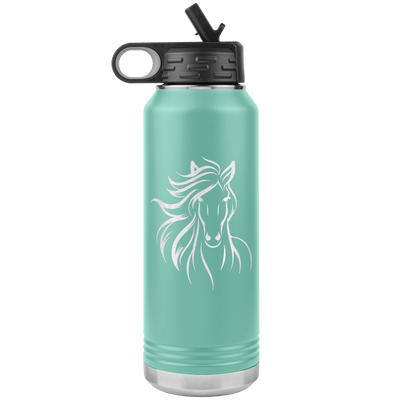 Flowing Mane 32 oz Wine Bottle Tumbler - 13 colors available - Yellowstone Style