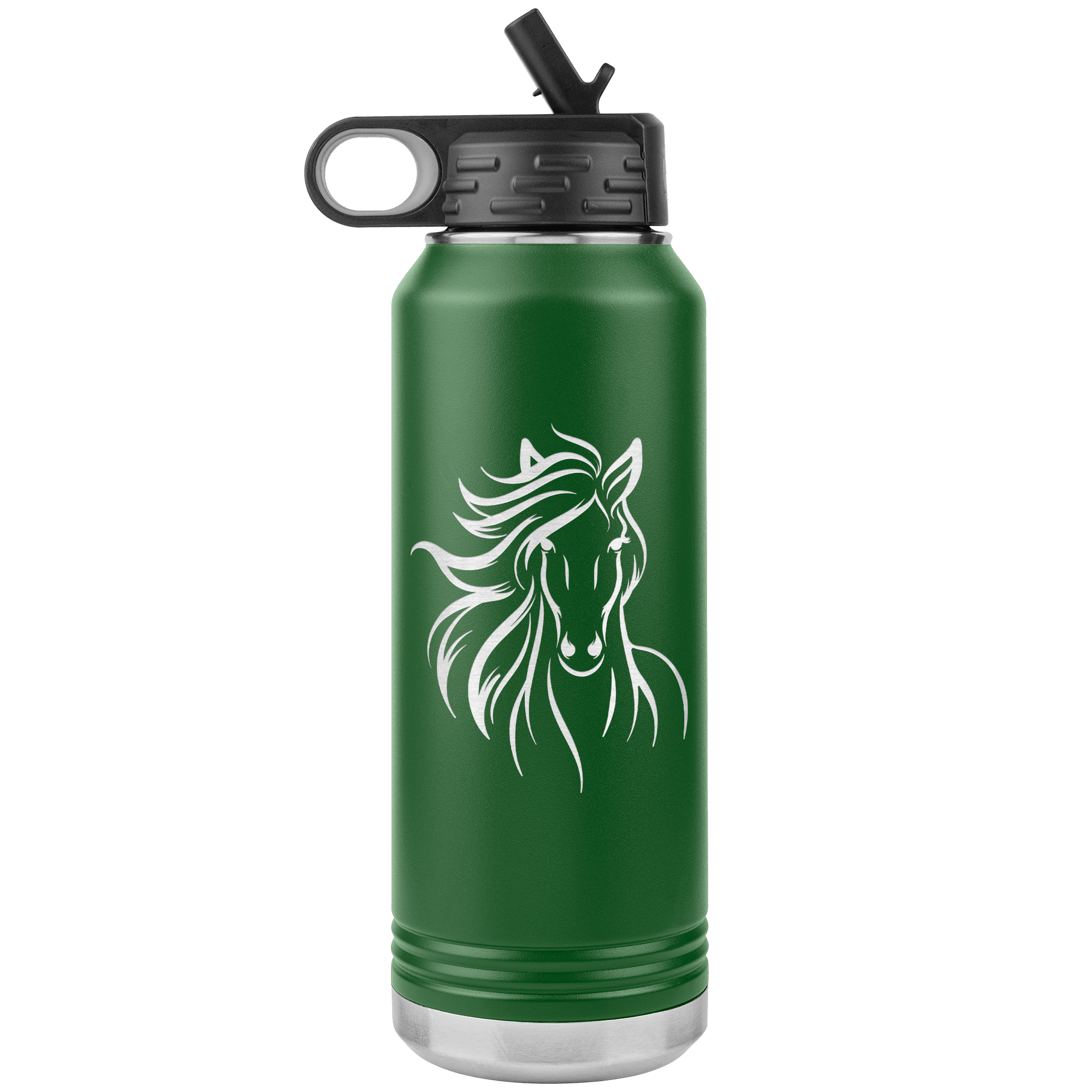 Flowing Mane 32 oz Wine Bottle Tumbler - 13 colors available - Yellowstone  Style