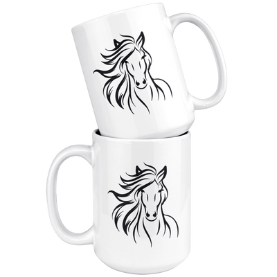 Flowing Mane Mug - 2 sizes available - Yellowstone Style