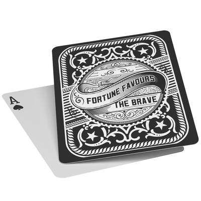 Fortune Favours the Brave Playing Cards - Yellowstone Style