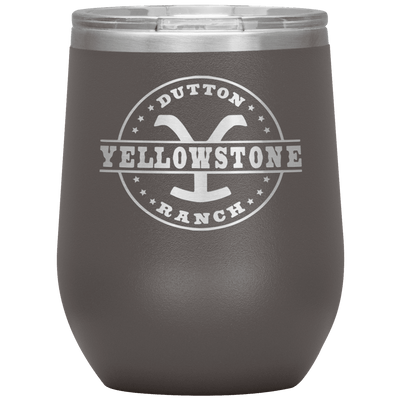 Yellowstone Circle Y 12 oz Wine Tumbler - 13 colors available - Yellowstone Style