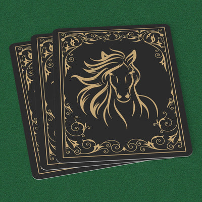 Horse w/Flowing Mane Playing Cards - Yellowstone Style