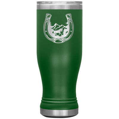 Horseshoe Mountain 20 oz Pilsner Tumbler - 13 colors available - Yellowstone Style