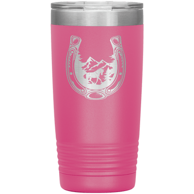 Horseshoe Mountain 20 oz Tumbler - 13 colors available - Yellowstone Style