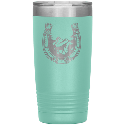 Horseshoe Mountain 20 oz Tumbler - 13 colors available - Yellowstone Style