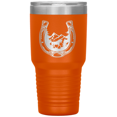 Horseshoe Mountain 30 oz Tumbler - 13 colors available - Yellowstone Style