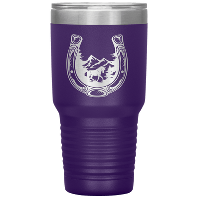 Horseshoe Mountain 30 oz Tumbler - 13 colors available - Yellowstone Style