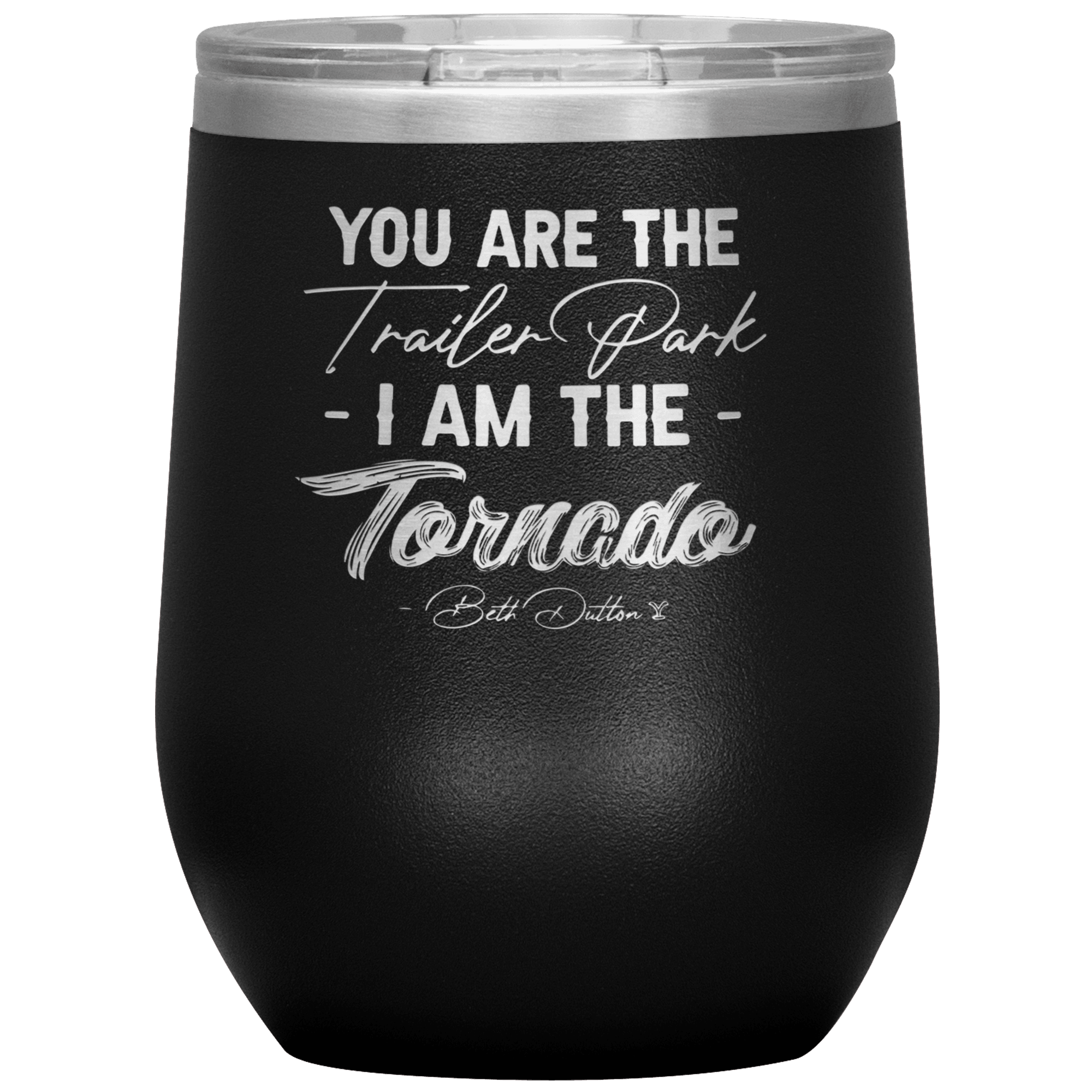 I Am the Tornado 32 oz Water Bottle Tumbler - 13 colors available -  Yellowstone Style