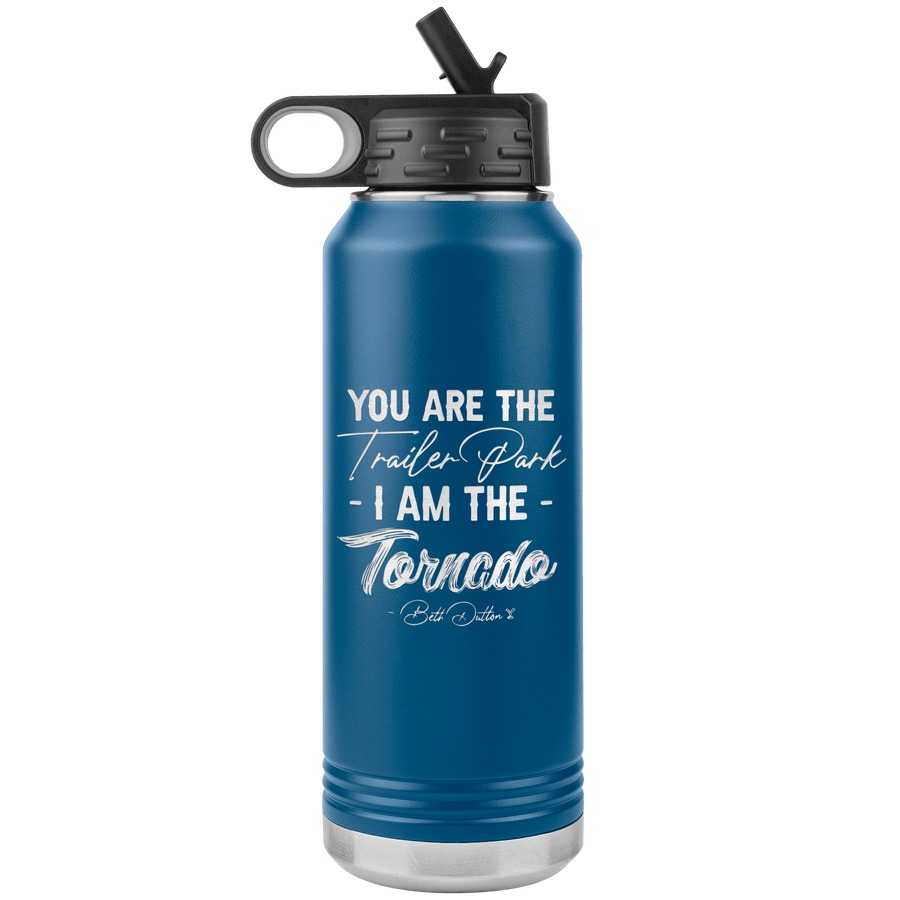 I Am the Tornado 32 oz Water Bottle Tumbler - 13 colors available