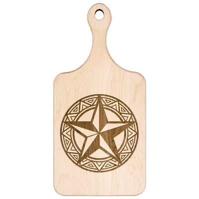 Lone Star Cutting Board w/Handle - choose size - Yellowstone Style