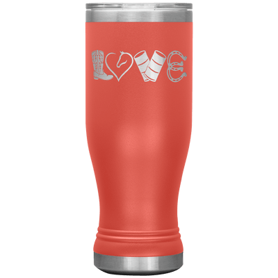 LOVE Barrel Racing 20 oz Pilsner Tumbler - 13 colors available - Yellowstone Style