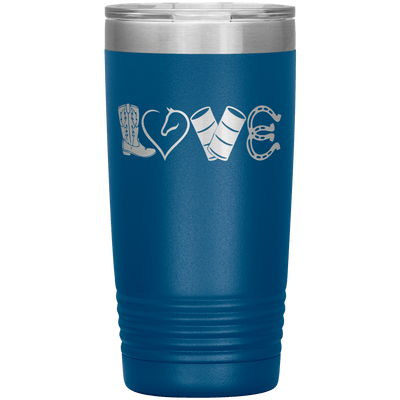 LOVE Barrel Racing 20 oz Tumbler - 13 colors available - Yellowstone Style