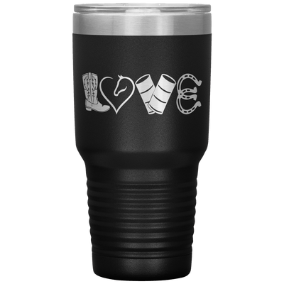LOVE Barrel Racing 30 oz Tumbler - 13 colors available - Yellowstone Style