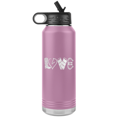 LOVE Barrel Racing 32 oz Water Bottle Tumbler - 13 colors available - Yellowstone Style