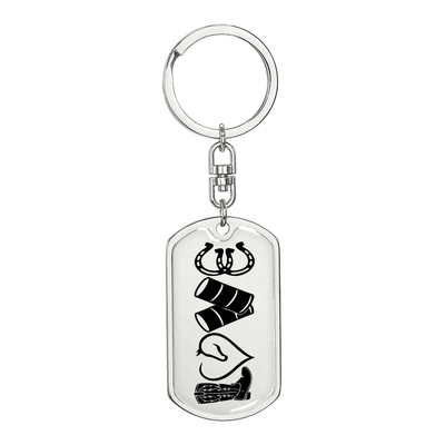 LOVE Barrel Racing Keychain - 2 styles available - Yellowstone Style