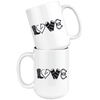 LOVE Barrel Racing Mug 2 - sizes available - Yellowstone Style