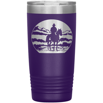 Mountain Rider 20 oz Tumbler - 13 colors available - Yellowstone Style