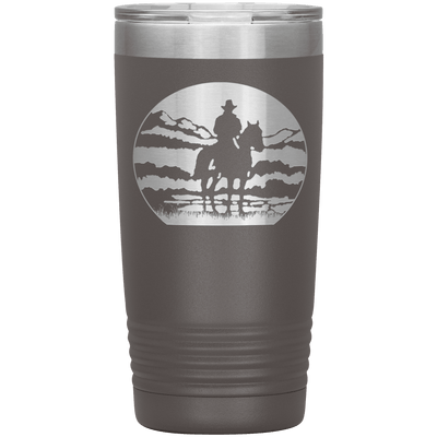 Mountain Rider 20 oz Tumbler - 13 colors available - Yellowstone Style