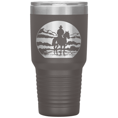 Mountain Rider 30 oz Tumbler - 13 colors available - Yellowstone Style