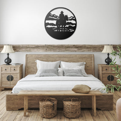 Mountain Rider Metal Sign - 5 sizes available - Yellowstone Style