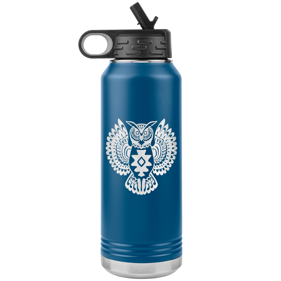 Native Owl 32 oz Water Bottle Tumbler - 13 colors available