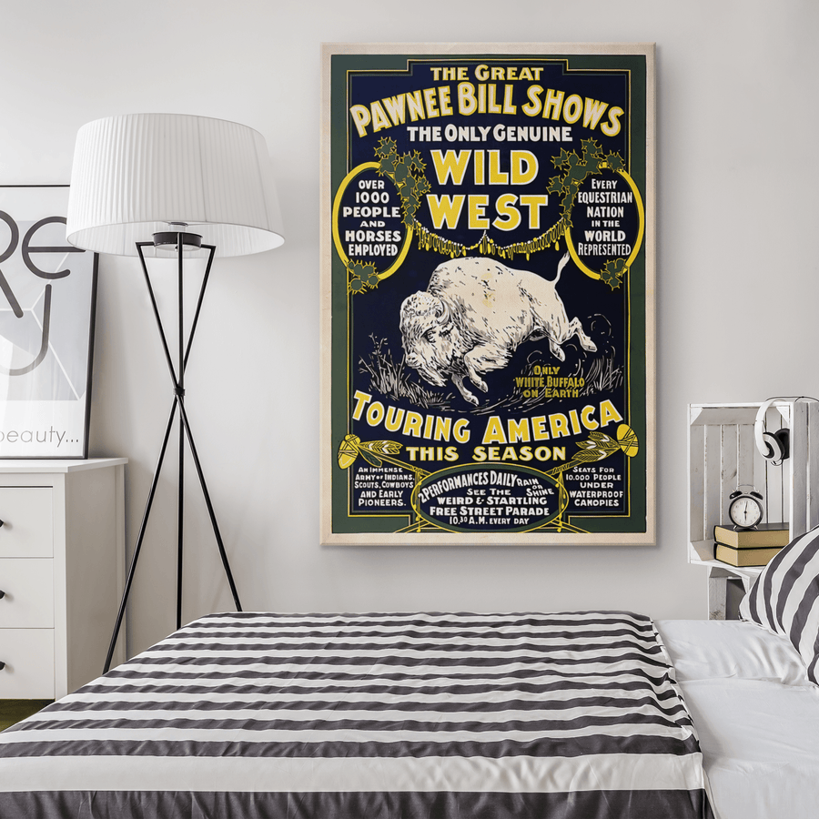 Pawnee Bill's Wild West Show Poster - 5 sizes available